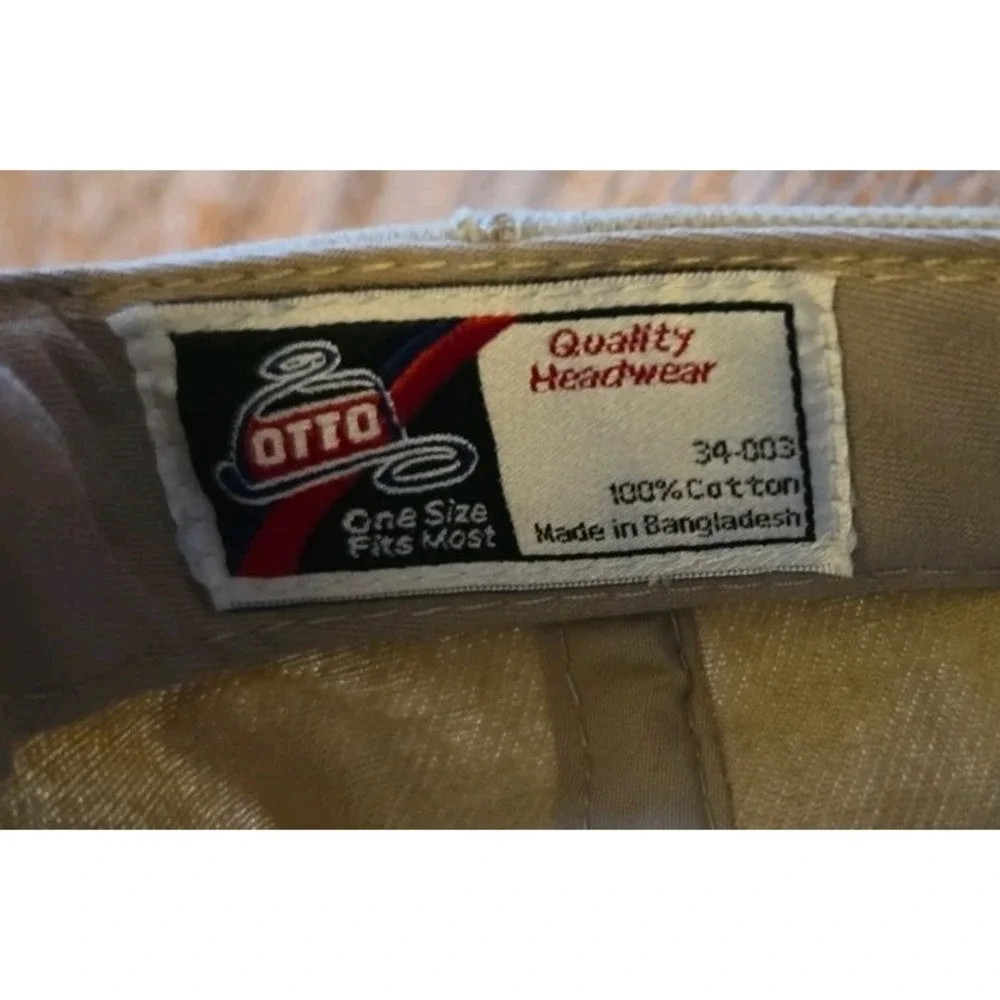 Vintage Wyoming Service And‎ Supply Corduroy Adjustable Trucker Hat Otto Cap
